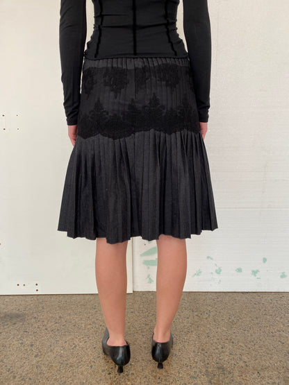 AMAYA ARZUAGA PLEATED SKIRT