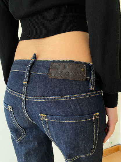 DSQUARED2 DARK WASH JEANS