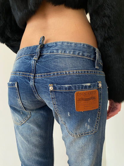 DSQUARED2 LOW RISE JEANS