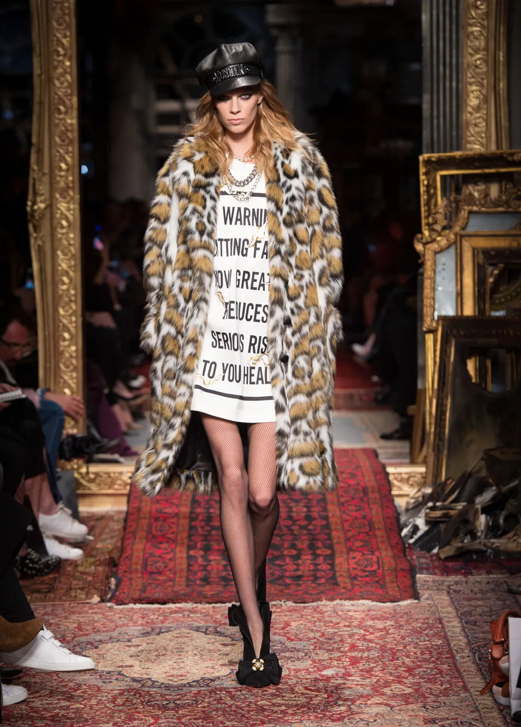 MOSCHINO COUTURE GRAPHIC DRESS