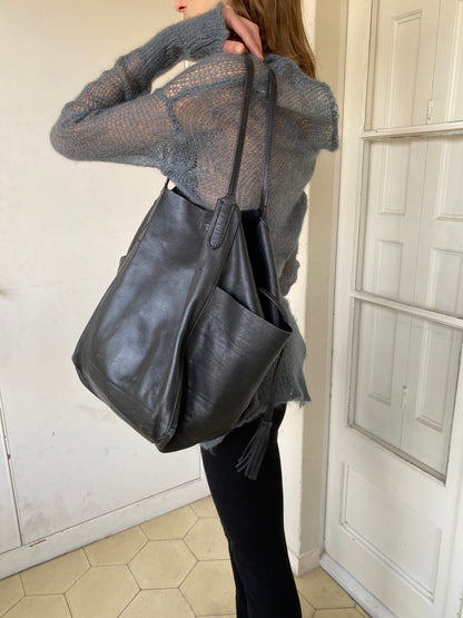 SHEER MOHAIR SWEATER