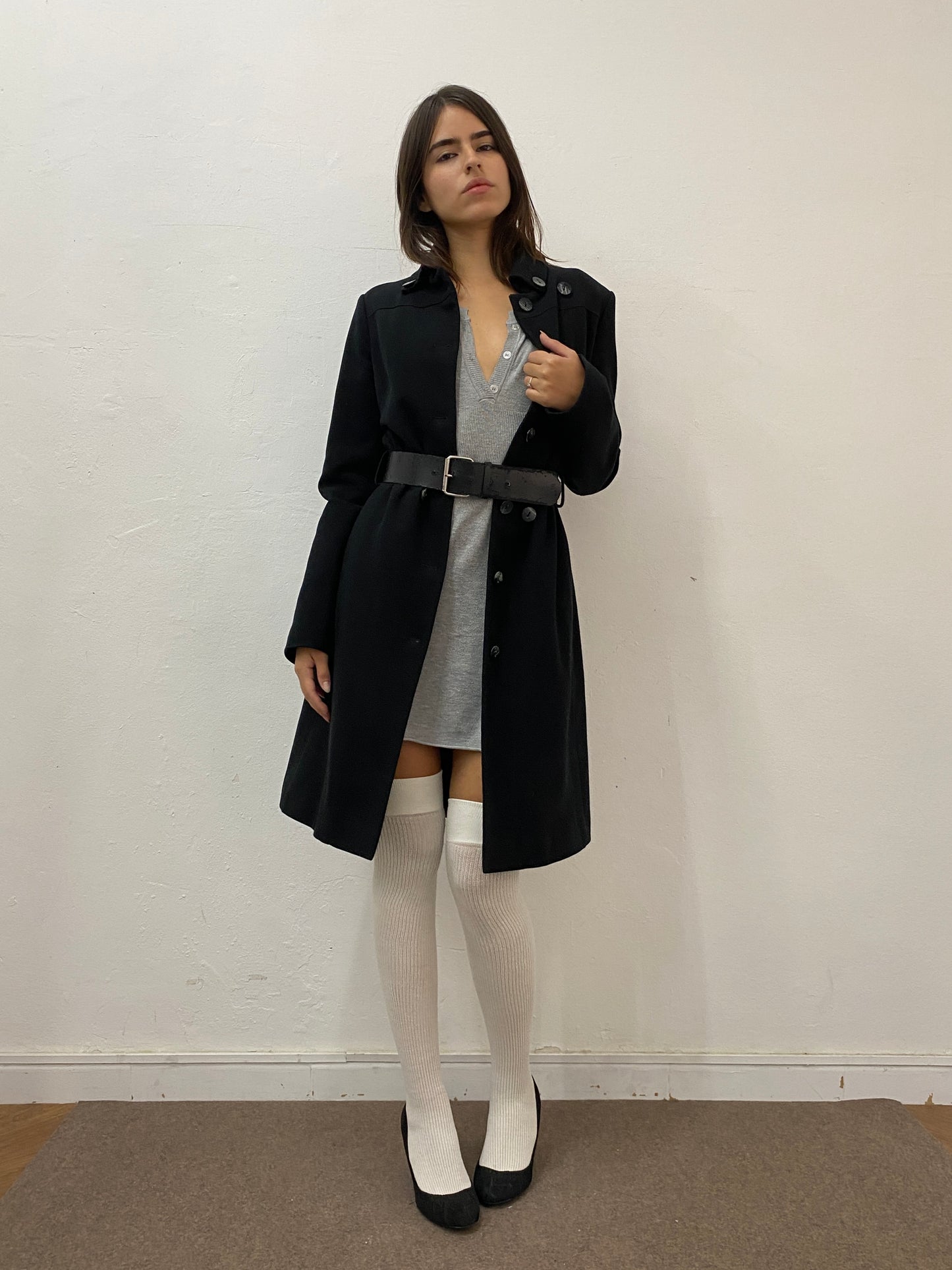 RIBBED KNIT DRESS