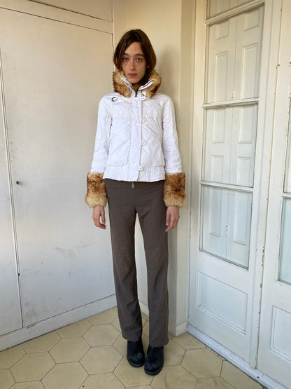 FUR PUFFER JACKET